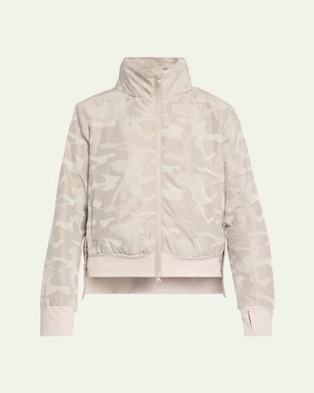 Violette Camo Bomber Jacket